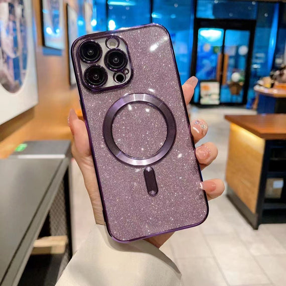 Electroplating Magnetic Transparent Soft Shell Protective Cover