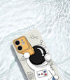 Étui souple pour téléphone portable avec télescope et astronaute