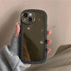 Étui de téléphone portable transparent de couleur unie simple et souple