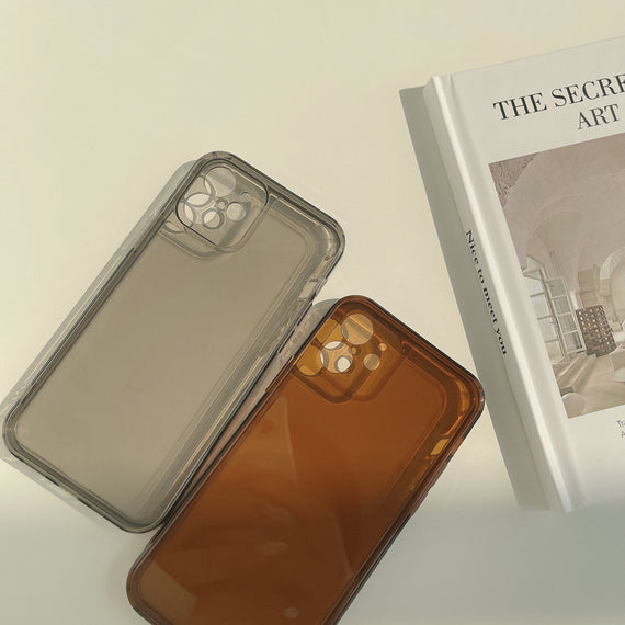 Nouvelle coque de téléphone transparente avec cadre photo