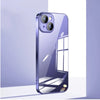 Coque de téléphone en polycarbonate galvanisé avec filet anti-poussière et film pour objectif