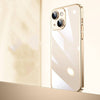 Coque de téléphone en polycarbonate galvanisé avec filet anti-poussière et film pour objectif