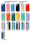 Liquid Silicone Woven Pattern Phone Case