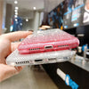 Coque en silicone scintillante compatible avec Apple pour iPhone