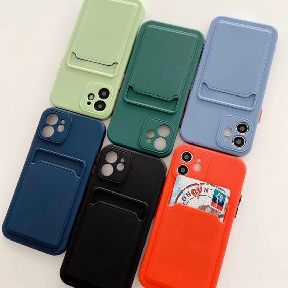 Étui de protection pour téléphone portable et carte
