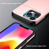 Étui de protection pour téléphone portable, coque coulissante, porte-cartes, deux en un, anti-chute, porte-cartes de crédit