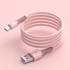 Compatible with Apple , Liquid Silicone With Light Data Cable Is Suitable For Android And Apple
