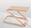 Mobile Phone Bracket Folding Ring Desktop Flat Retractable Magnetic Absorption Vehicle Metal Square Live Broadcasting Bracket