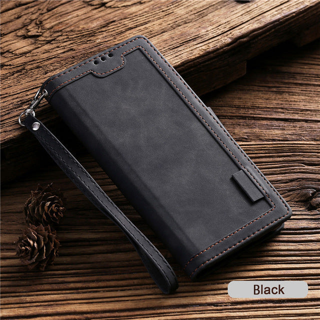 Étui en cuir pour Samsung Galaxy S20FE A52 A72 A51 A71 A02S A42 A32 A01 A12 A21 A31 A41 A50 A70 A20 E A10 S A40 Flip Wallet Cover