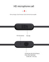 Earphone In-ear Dynamic Bass Boost Subwoofer Music Mobile Phone Earphone In-ear Wired