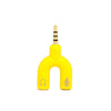 Color earphone splitter adapter