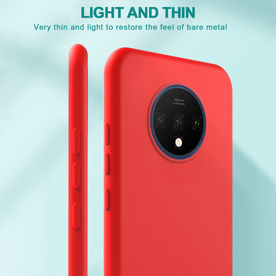 For Oneplus 7T New Liquid Silicone Phone Case