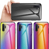 Étui de téléphone s'applique à l'étui de protection antichute en verre trempé en fibre de carbone de qualité créative A51 A91