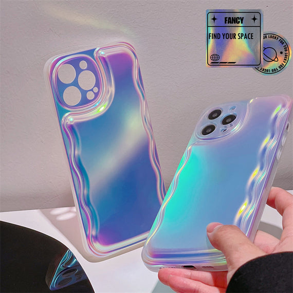 Coque arrière premium pour téléphone portable Aurora Laser, coque souple