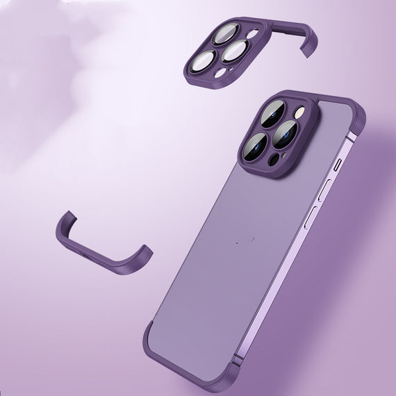 Coque de téléphone portable avec film en TPU et verre sans cadre