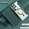 Electroplated Wireless Magnetic Business Flip Leather Case