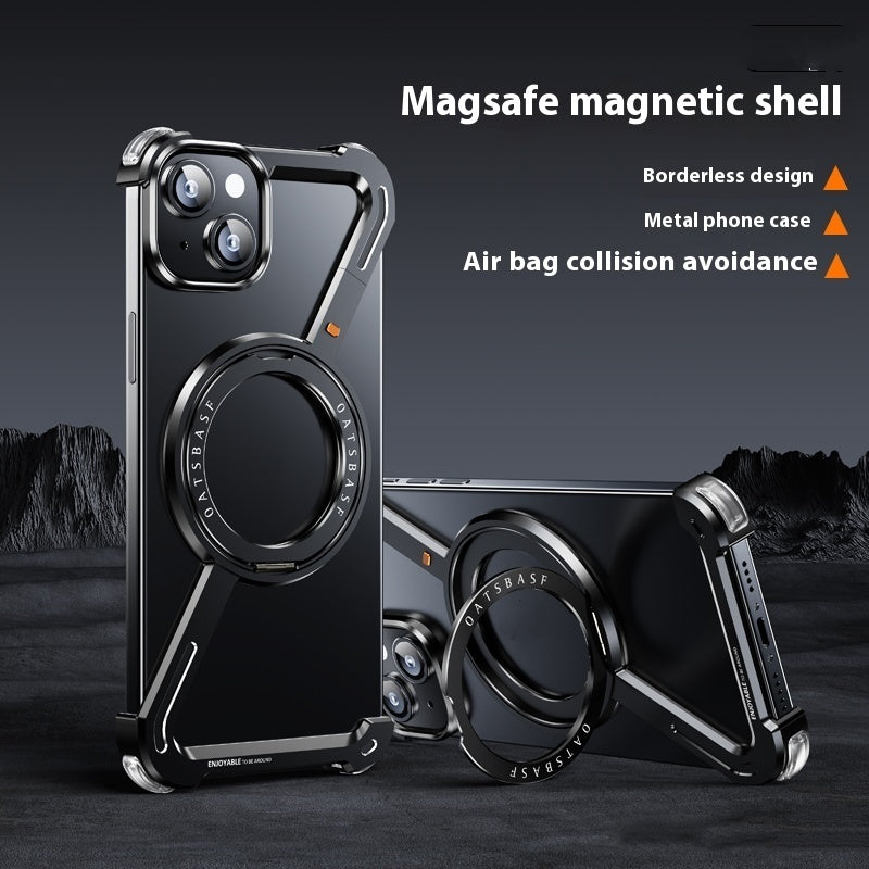 Support magnétique creux en métal sans soudure pour dissipation thermique