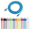 Nylon Braided Micro USB Cable Data Sync USB Charger Cable