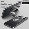 Metal Invisible Bracket Frosted Large Window Magnetic Suction Phone Case