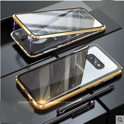 Mobile Phone Case With Double-sided Magneto Metal Edge