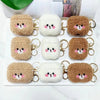 Housse de protection pour écouteurs en peluche mignonne