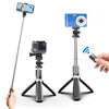 Kompatibel mit Apple, Bluetooth-Selfie-Stick, Mini-Fernbedienung, High-End-Stativ