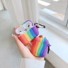 Compatible with Apple, Rainbow silicone protective sleeve