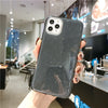 Coque en silicone scintillante compatible avec Apple pour iPhone
