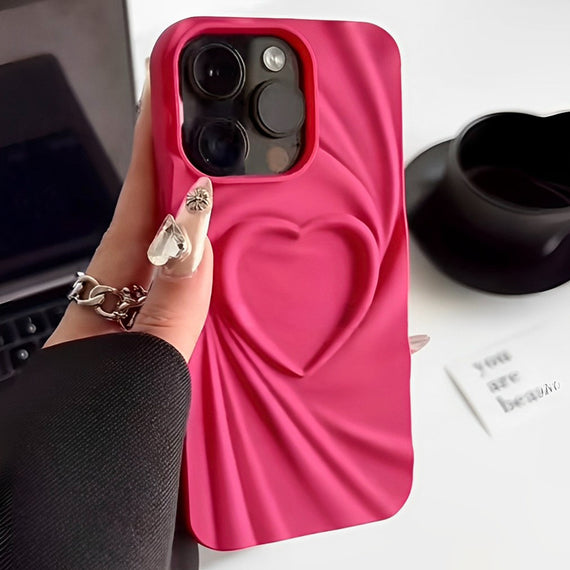Coque de téléphone à volants Simple Love