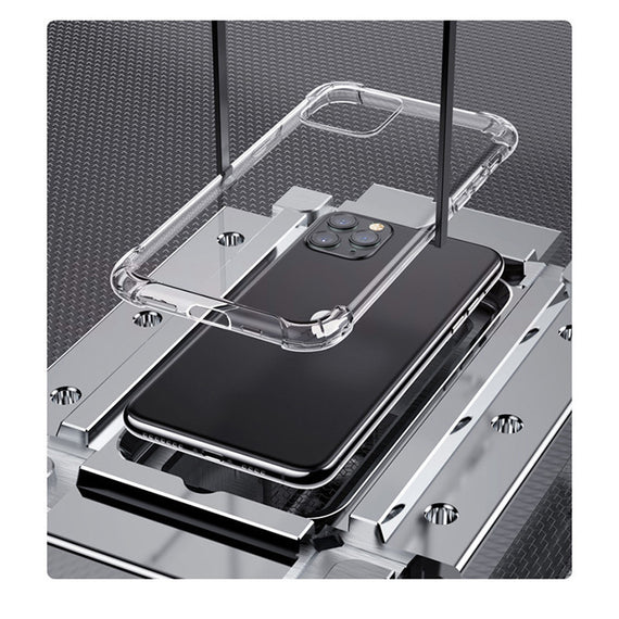 Coque de protection 12 emplacements pour cartes en silicone souple transparent