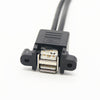 USB 20-Kabel Dual-Port-USB-Verlängerungskabel