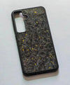 Coque de téléphone en fibre de carbone et silicone