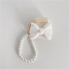 Simple Solid Color Bow Protection Soft Case Earphone Case