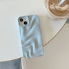 Pleated Water Ripple Solid Color Electroplated Drop-resistant Soft Shell