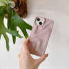 Pleated Water Ripple Solid Color Electroplated Drop-resistant Soft Shell