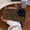 15 Phone Case 11 Brown Leopard Print Creative Protective Cover