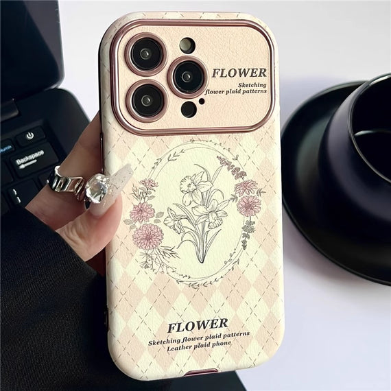 Étui de téléphone en silicone souple avec grande fenêtre