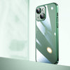 Coque de téléphone en polycarbonate galvanisé avec filet anti-poussière et film pour objectif