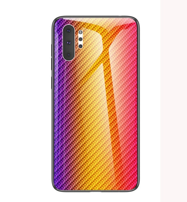 Étui de téléphone s'applique à l'étui de protection antichute en verre trempé en fibre de carbone de qualité créative A51 A91
