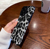 Black And White Leopard Print Phone Case 15 15PRO