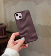 Pleated Water Ripple Solid Color Electroplated Drop-resistant Soft Shell