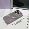 Colorful Purple Water Ripple Phone Case Three-dimensional