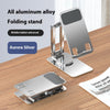 Metal Aluminum Alloy Rotating Mobile Phone Bracket Foldable Desktop
