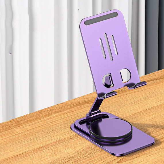 Metal Aluminum Alloy Rotating Mobile Phone Bracket Foldable Desktop
