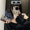 Matte Plating Solid Color Phone Case Water Ripple