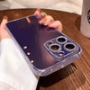 Glitter Frame Phone Case Transparent And Creative Mirror Glass Protective Cover