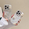 Shell Pattern Camellia Flower Phone Case Cute Protective Cover