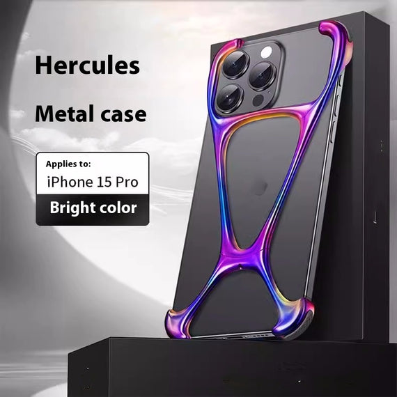Coque de protection intégrale en métal pour téléphone portable, ultra-fine et anti-chute