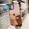 Étui de protection miroir, étui pour téléphone avec lettres