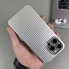 Metal Corrugated Grating Skin Frosted Phone Case